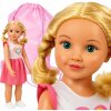 Vysoká veľká bábika princezná s dlhými vlasmi 70 cm SMILY PLAY + ruksak/vrecko