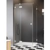 RADAWAY ESSENZA PRO WHITE KDJ 80cm ľavé dvere do kombinácie / sprchový kút rohový, profil biely, sklo číre, 10097080-04-01L