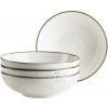 Mäser súprava misiek Pintar White modré bodky 22 cm 4 ks