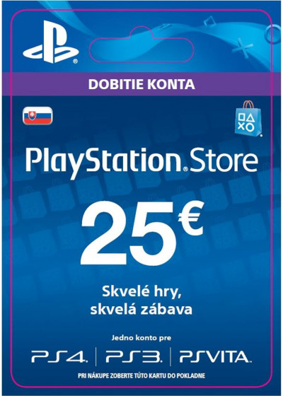 PlayStation Store predplatená karta 25 € od 25 € - Heureka.sk