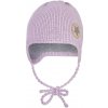 Little Angel DITA Čiapka pletená zaväzovacia LA Outlast ® Sv.fialová