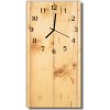 Nástenné hodiny vertikálne Hnedé drevo 30x60 cm