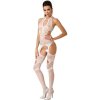 Passion Bs053 Bodystockings Biela