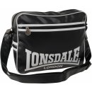 Lonsdale 2 Stripe Flight bag black/White