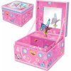 HM Studio Šperkovnica s hudbou na naťahovanie s motýlikom