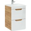 ArtCom Kúpeľňová skrinka s umývadlom ARUBA White U40/2 | 40 cm