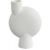 101 Copenhagen ApS Váza SPHERE Bubl Medio Bubble White d 18 cm x š 8 cm x v 26 cm