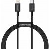 Dátový kábel Baseus CATLYS-A01 Superior Fast Charging USB-C to Lightning 20W 1m Black