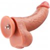 HiSmith HSA125 Dual-Density Silicone Curved Dildo with Veins KlicLok 9.1