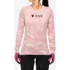 Dámska cyklistická mikina Fox Ranger Tru Dri LS Jersey - berry