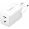 Intenso Power Adapter W40CC GaN white 2x USB-C 40W