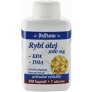 MedPharma Rybí olej 1000 mg+EPA+DHA tabliet 107