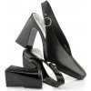LODIČKY KARL LAGERFELD ASTRA NOVA HI VAMP SLING BLACK LTHR