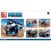Sluban B0638B Polícia 4v1 Helikoptéra