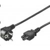 PREMIUMCORD Kabel síťový 230V k notebooku 3m, trojlístek kpspt3