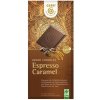 Gepa Bio mliečna čokoláda Espresso karamel, 100 g