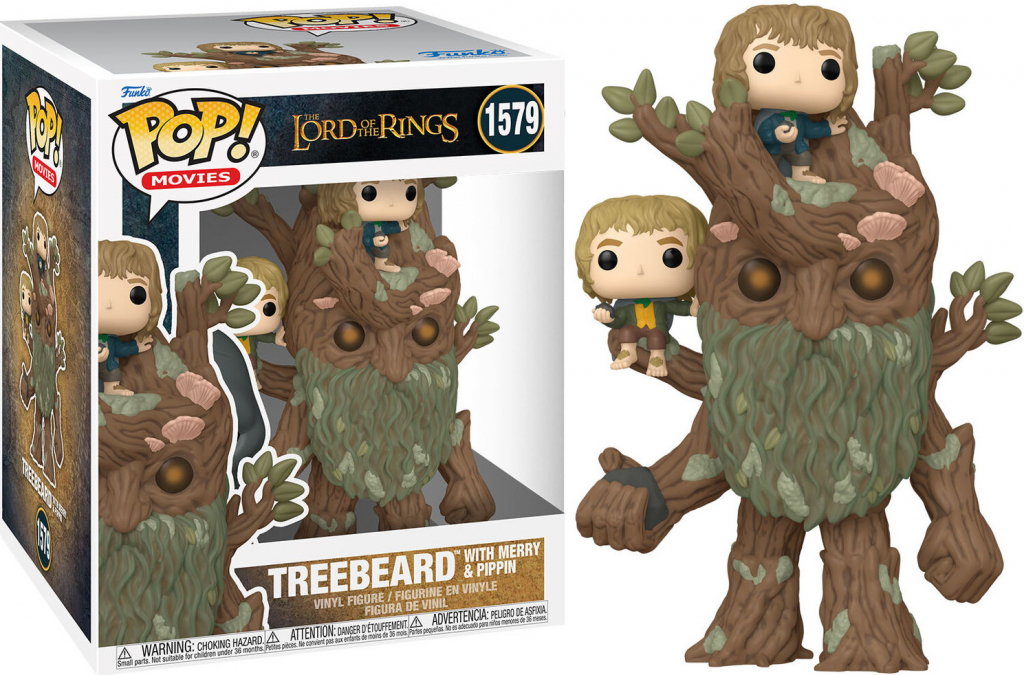 Funko Pop! 1579 The Lord of the Rings Treebeard with Merry & Pippin