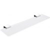 Nimco Kibo - Polička, dĺžka 50 cm, matné sklo/chróm Ki 14091B-50-26