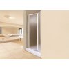 Aquatek LUX B6 Sprchové dvere do niky 65x185cm, zaklápacie dv., biele, Krilex vzor voda AQ LUXB6BI6517