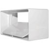Vents Plochá plastová spojka pre ohybné potrubie, 55 x 110 mm