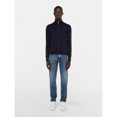 Blend Trussardi Cardigan Full Zip Wool Cashmere modrá