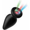 Booty Sparks Silicone Light-Up Anal Plug Small Black