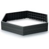 Nohel Garden Prosperplast IBWH BASE WOODY Vyvýšený záhon 148 cm Antracitová