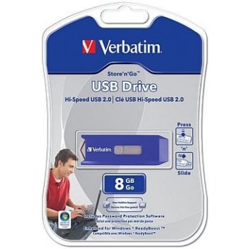 Verbatim Store 'n' Go PinStripe 8GB 49062