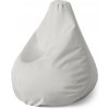 Sablio Sedací vak Pear Ľadovošedá - 140 x 100 x 25 cm
