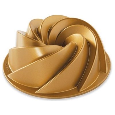 Nordic Ware Forma na bábovku Heritage 1,4 l zlatá