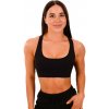 Dámska podprsenka GymBeam Mesh Panel Sport Bra black M