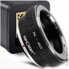 K&F Concept Pentax K Lenses to M43 MFT Mount