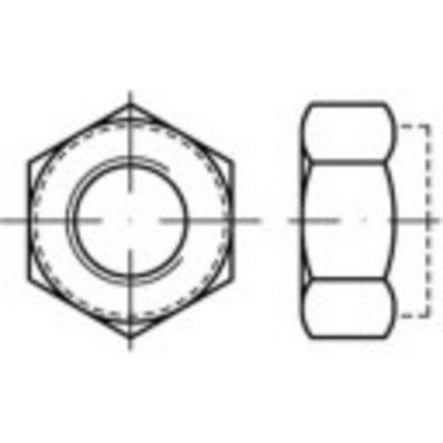 TOOLCRAFT TO-5430147 šesťhranné matice M24 DIN 6925 ocel glavanizované zinkom 25 ks