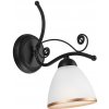 Lamkur | Nástenná lampa RETRO II 1xE27/60W/230V čierna matná | LA39848