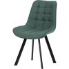 Nábytek PEGAS s.r.o. Jídelní židle, zelená, látka vintage, HC-V3066 GRN3