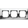 Rámček 3-násobný kov chróm Merten ElegM (Schneider)