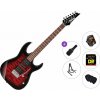 Ibanez GRX70QA-TRB Standard SET Transparent Red Burst Elektrická gitara