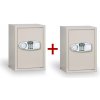 Nábytkový trezor elektronický 1+1 ZADARMO, 30 L
