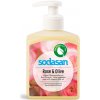 sodasan BIO tekuté mydlo na ruky ruža - oliva Obsah: 300 ml