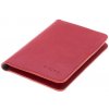 Kožená peňaženka FIXED Passport, červená
