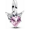 PANDORA ME mini prívesok Ružové okrídlené srdce 793626c02