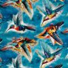 Bavlna kolekcia Hummingbird Bouquet s kolibríkmi 1 m