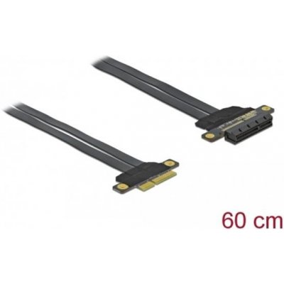 Delock Karta PCI Express Riser x4 na x4, s ohebným kabelem délky 60 cm 85769 DeLock