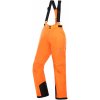 Alpine Pro Lermono detské lyžiarske nohavice KPAY287 neón pomaranč