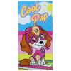 SunCityDievčenská plážová osuška Tlapková patrola Paw Patrol motív Cool Pup 70 x 140 cm