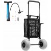 Plážový vozík s nosnosťou 74,84 kg, nastaviteľná výška 69-114 cm, skladací