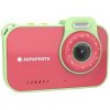 Fotoaparát, digitálny, vodeodolný, detský, AGFAPHOTO Realikids 2 ARKCW2PK, červený zelený