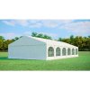 Pártystany-Jičín s.r.o. Záhradné Party stan 8x12m Max 2m Ohňovzdorný Farba: Biela, Bočné plachty: 12ks plných bočníc bez okien
