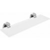 Nimco Polica do kúpeľne a sprchy 40 cm – sklo kov Unix UNM-13091B-40-10