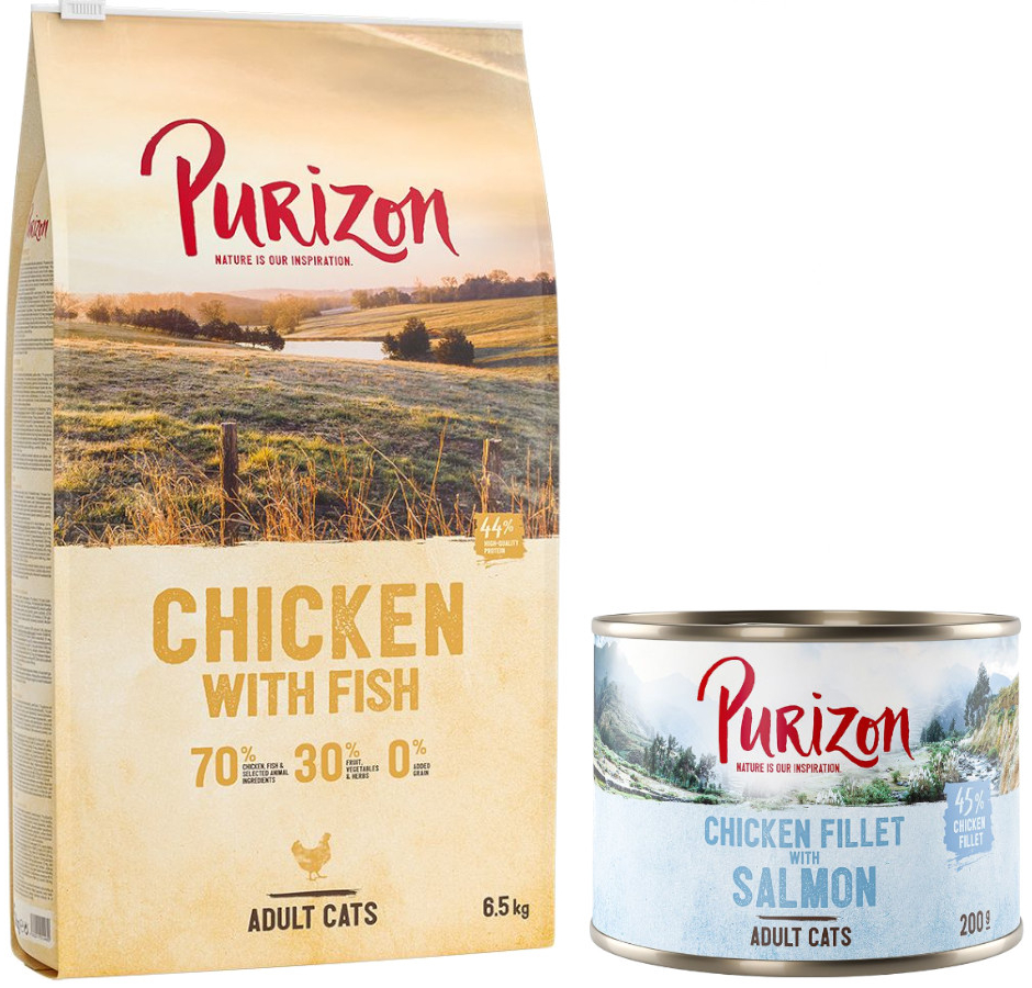 Purizon Adult kuracie & ryby bez obilnín 6,5 kg